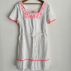 Boden Women's Bernadette Embroidered Dress‎ Size 10-EUC!